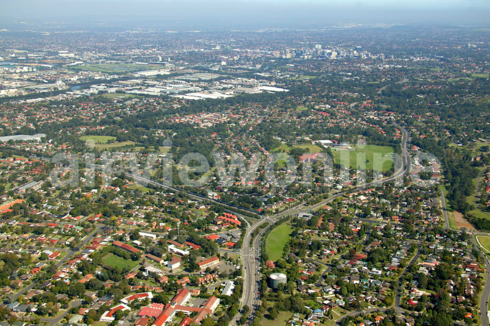 Aerial Image of Dundas to Parramatta