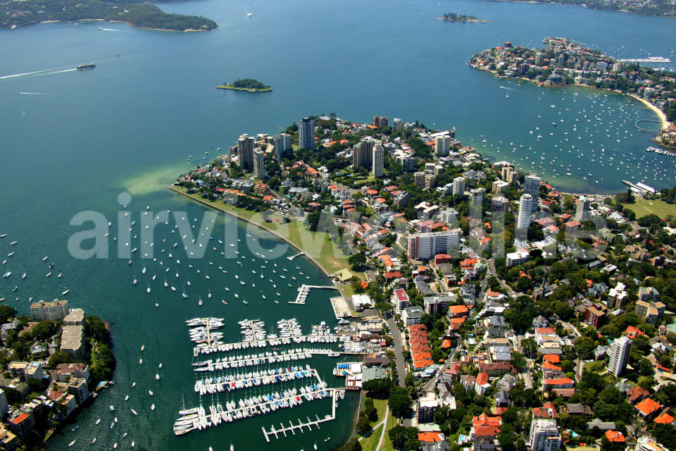 Aerial Image of Yachting at Darling Point