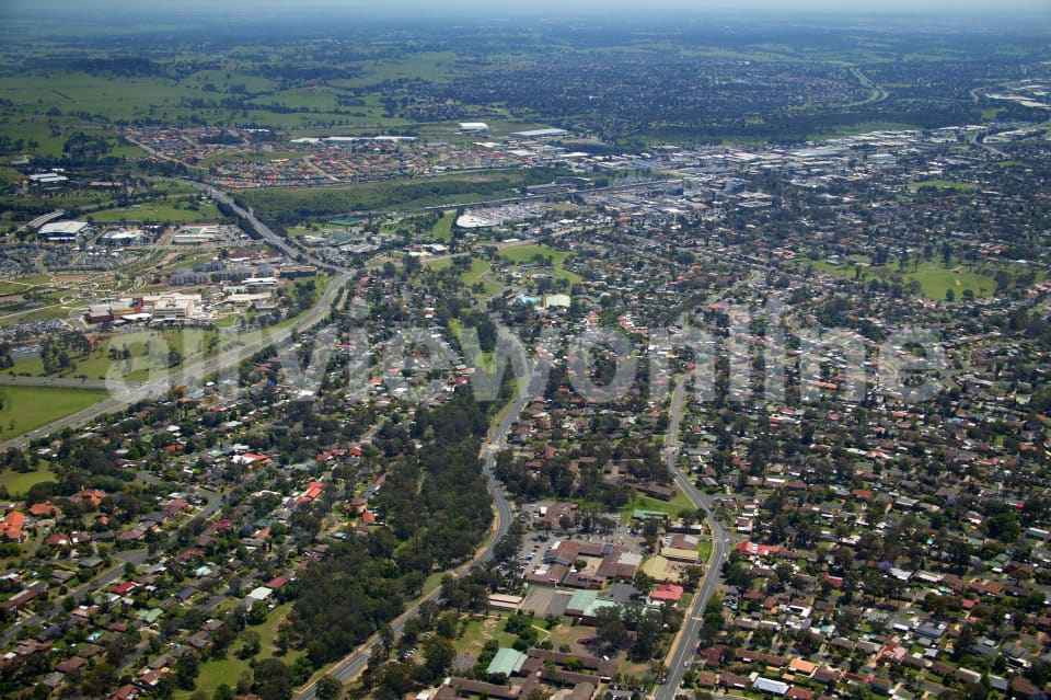 Aerial Image of Campbelltown from Bradbury