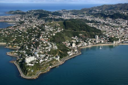 Aerial Image of ROSENEATH AND MOUNT VICTORIA, WELLINGTON