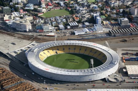 Aerial Image of WESTPAC STADIUM, WELLINGTON
