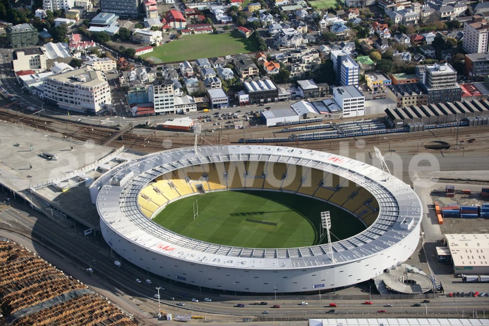 Aerial Image of Westpac Stadium, Wellington