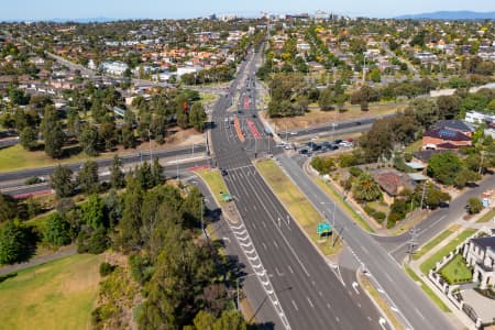 Aerial Image of DONCASTER ROAD AND EASTERN FREEWAY