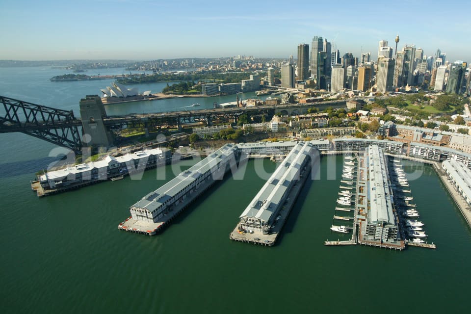 Aerial Image of Fingers at Dawes Point