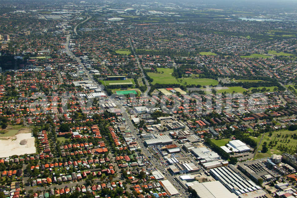 Aerial Image of Five Dock to Homebush