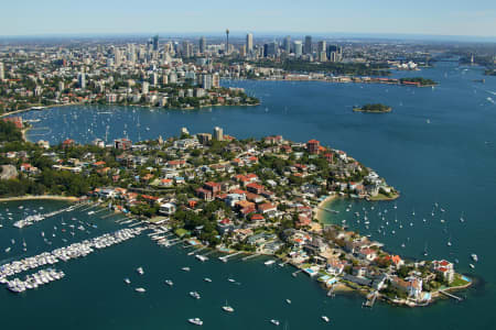 Aerial Image of WOOLLAHRA PT, POINT PIPER