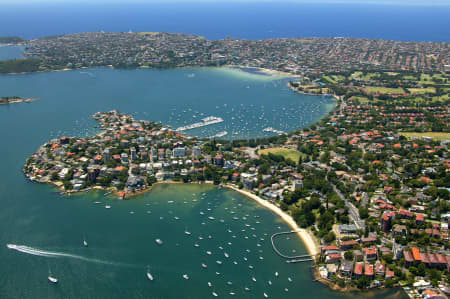 Aerial Image of POINT PIPER AND ROSE BAY