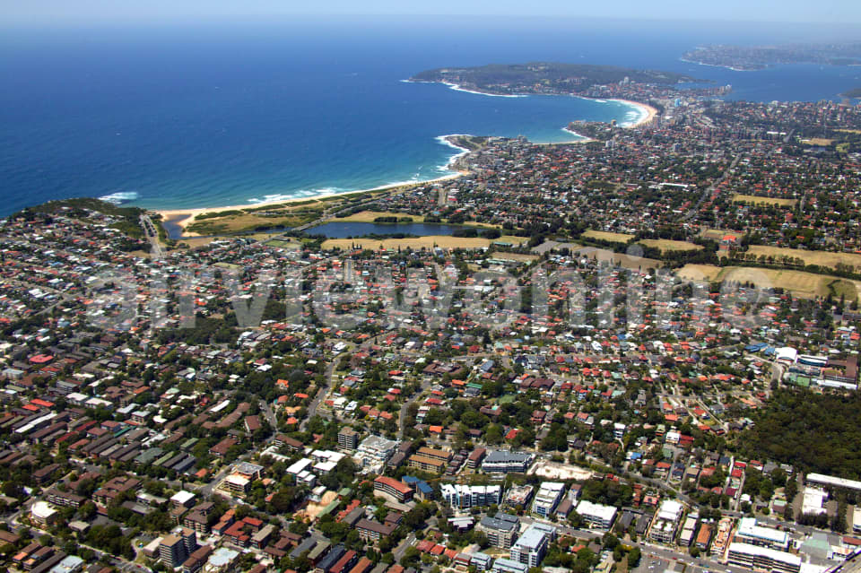 Aerial Image of Dee Why and Curl Curl