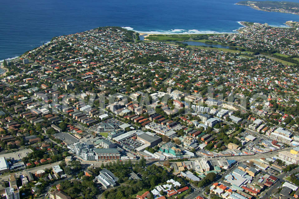 Aerial Image of Dee Why shops