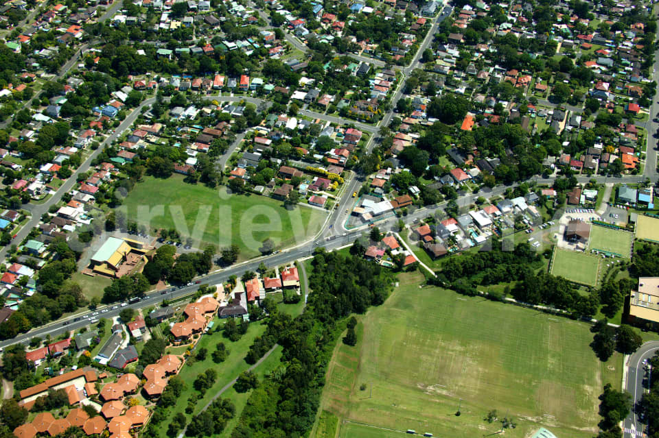 Aerial Image of Cromer Park and James Morgan Reserve