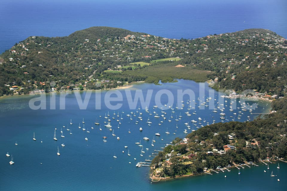 Aerial Image of Stokes Point, Careel Bay