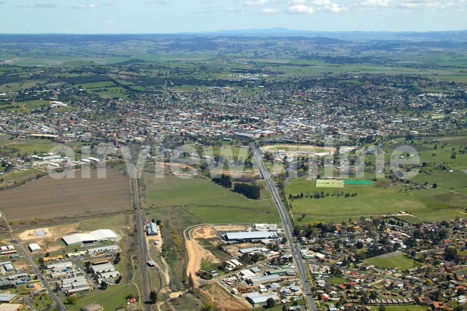 Aerial Image of Kelso Industrial area and Bathurst
