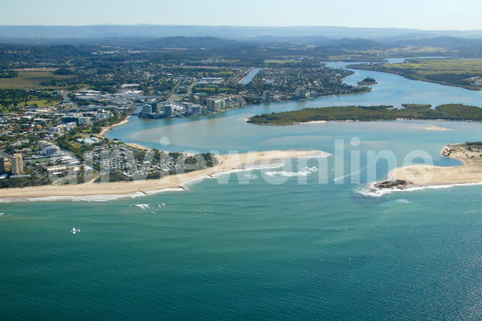 Aerial Image of Up the Maroochy River
