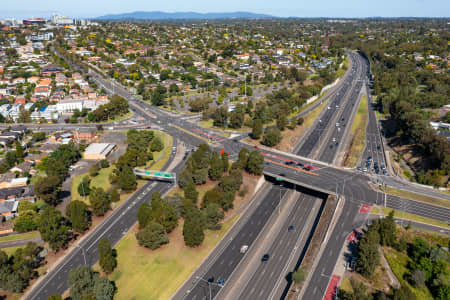 Aerial Image of EASTERN FREEWAY, DONCASTER