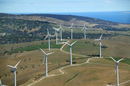 Aerial Image of STARFISH HILL WIND FARM