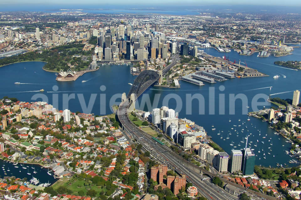 Aerial Image of Sydney from the North
