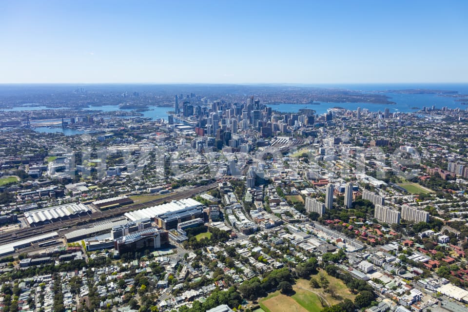Aerial Image of Eveleigh