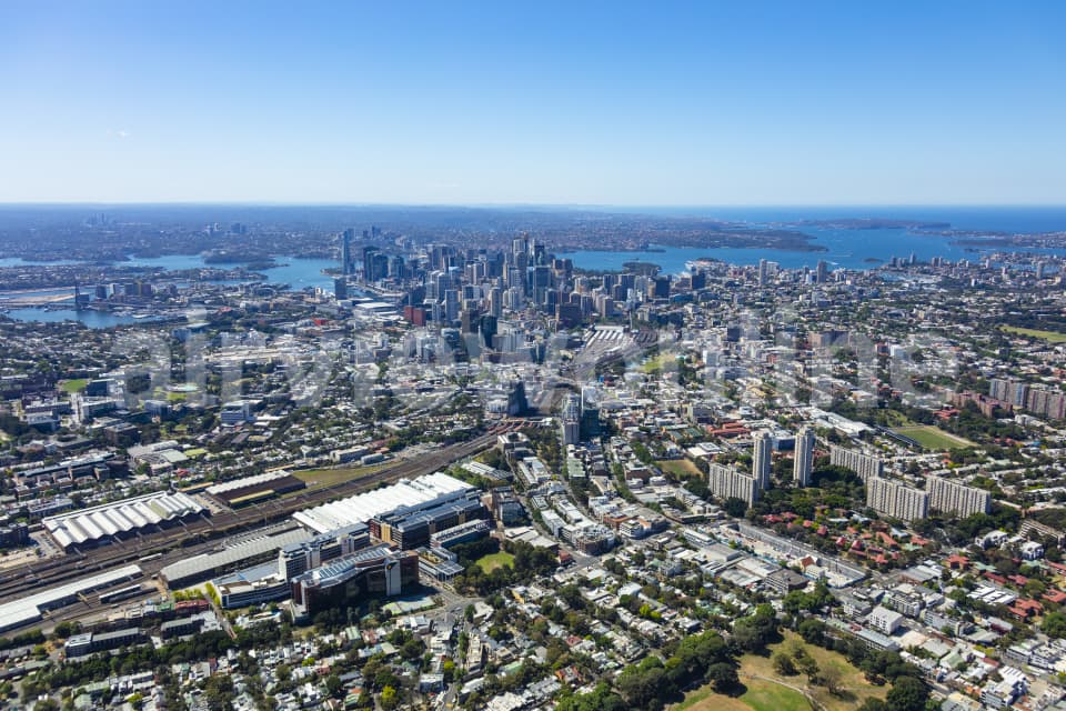 Aerial Image of Eveleigh