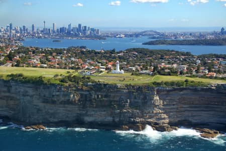 Aerial Image of MACQUARIE LIGHTHOUSE TO SYDNEY