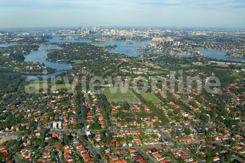 Aerial Image of Gladesville and Hunters Hill