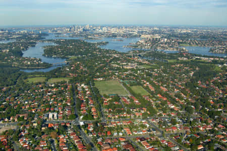 Aerial Image of GLADESVILLE AND HUNTERS HILL