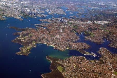 Aerial Image of BALGOWLAH TO CITY