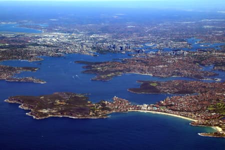 Aerial Image of MANLY TO SYDNEY CBD