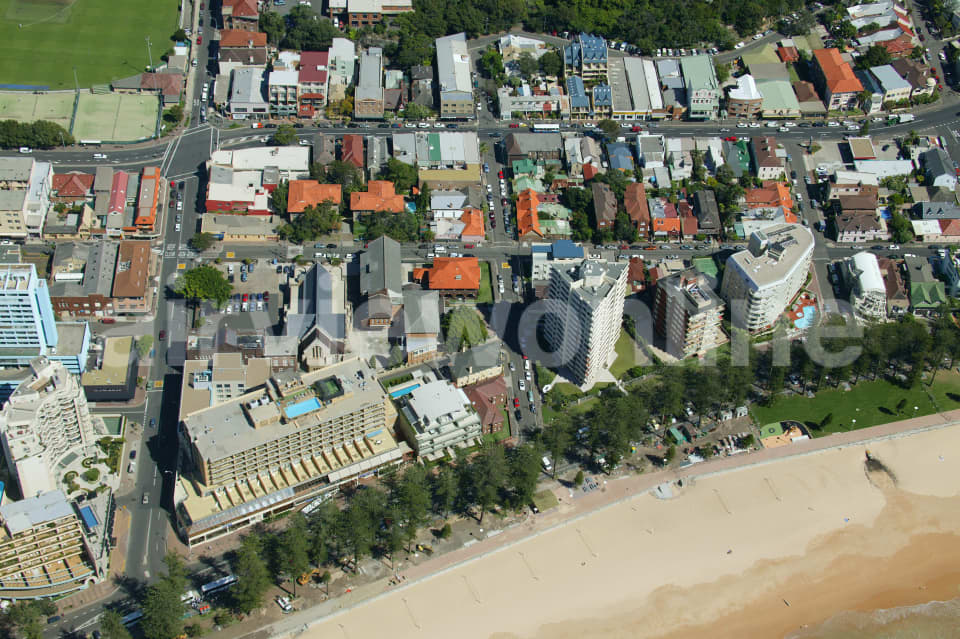 Aerial Image of Living on the Beach