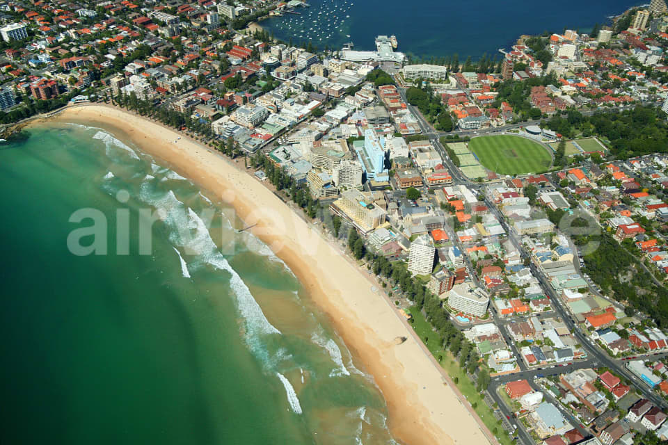 Aerial Image of South Manly Beach