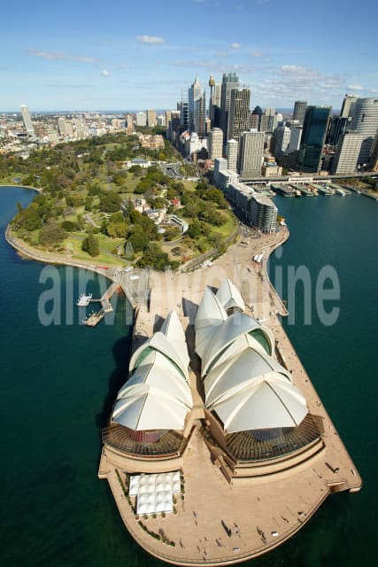 Aerial Image of Sydney Opera House Portrait
