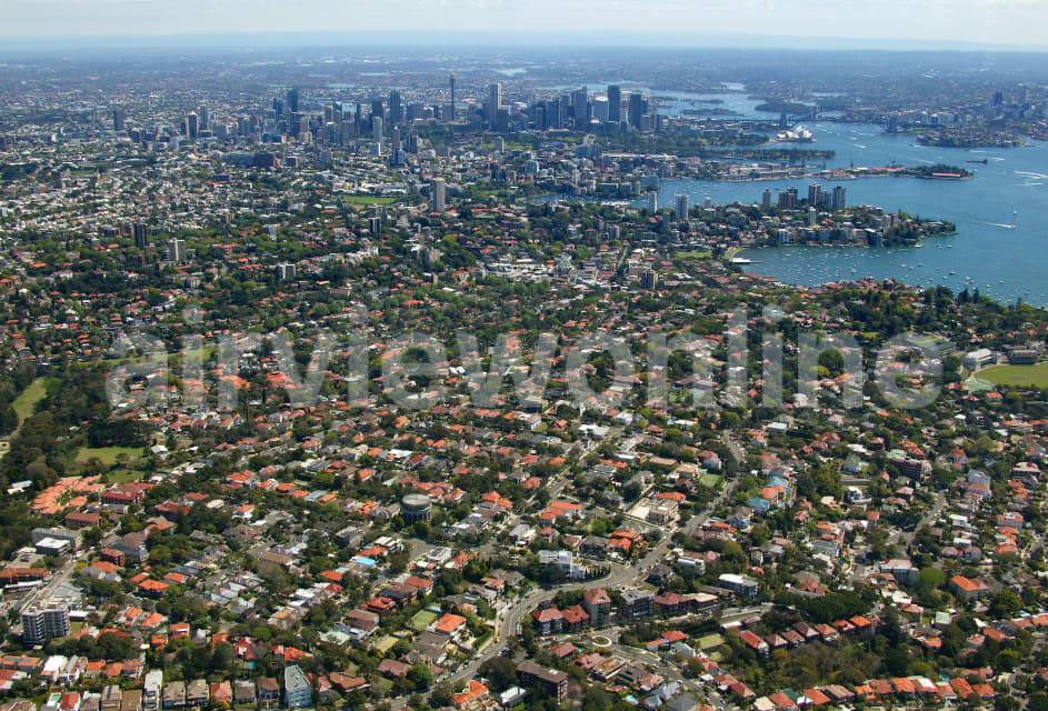 Aerial Image of Sydney\'s immediate East