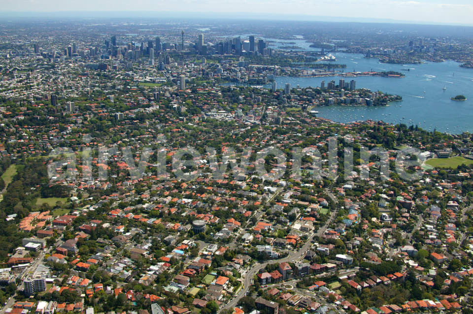 Aerial Image of Bellevue Hill and the City
