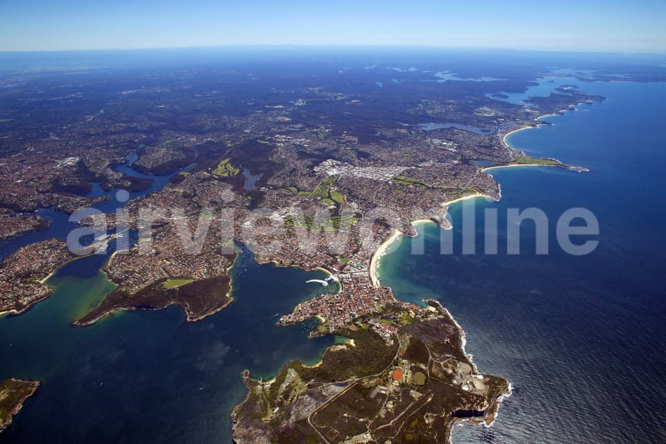 Aerial Image of Manly to Palm Beach