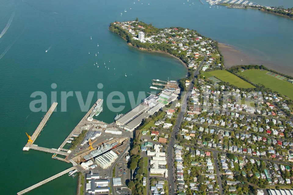 Aerial Image of Stanley Bay and Stanley Point