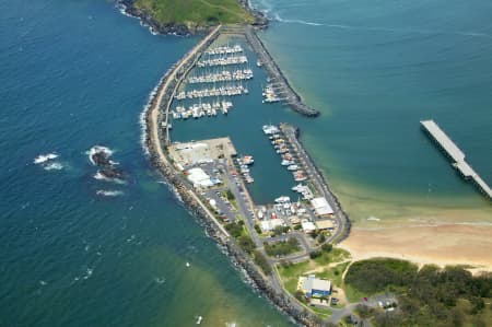 Aerial Image of COFFS HARBOUR MARINA