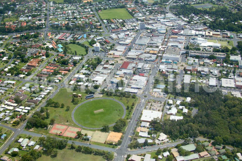 Aerial Image of Coffs Harbour and Brelsford Park