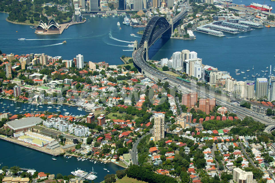 Aerial Image of Kirribilli and Neutral Bay