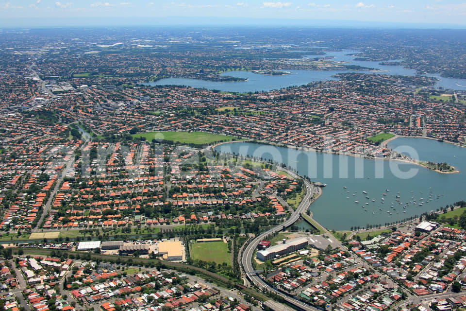 Aerial Image of Lilyfield to the West