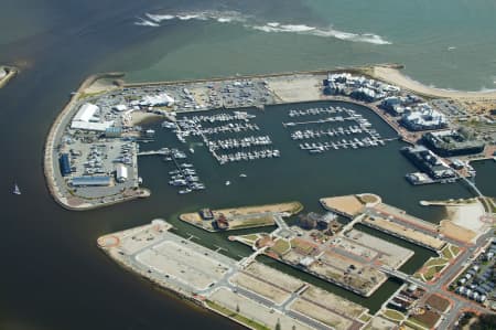 Aerial Image of MANDURAH BOAT HARBOUR