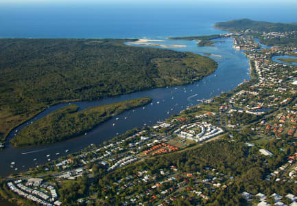 Aerial Image of NOOSA HEADS AND WATERWAYS