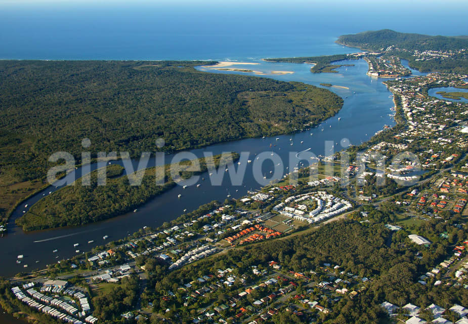 Aerial Image of Noosa Heads and Waterways