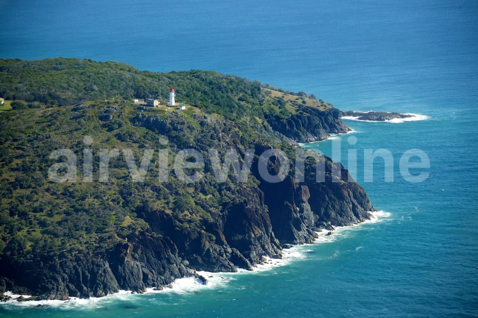 Aerial Image of Double Island Point Lighthouse, Noosa