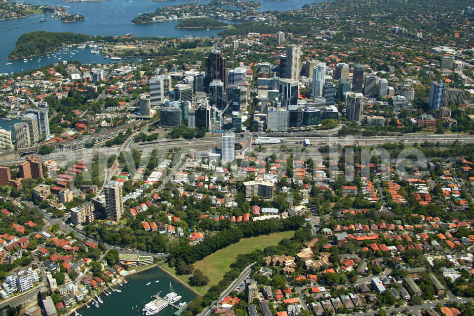 Aerial Image of Kirribilli to North Sydney