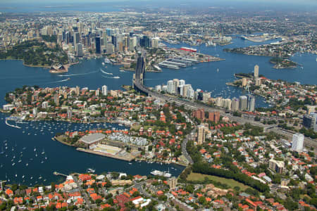 Aerial Image of KIRRIBILLI TO SYDNEY CBD