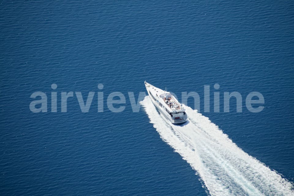 Aerial Image of Luxury Cruising