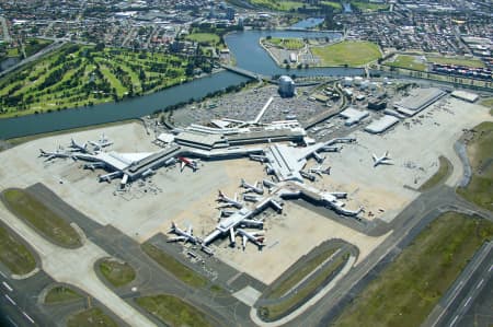 Aerial Image of SYDNEY INTERNATIONAL TERMINAL