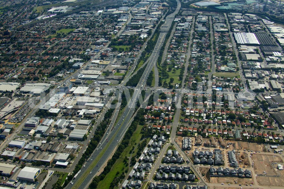 Aerial Image of M4 western Motorway Junction