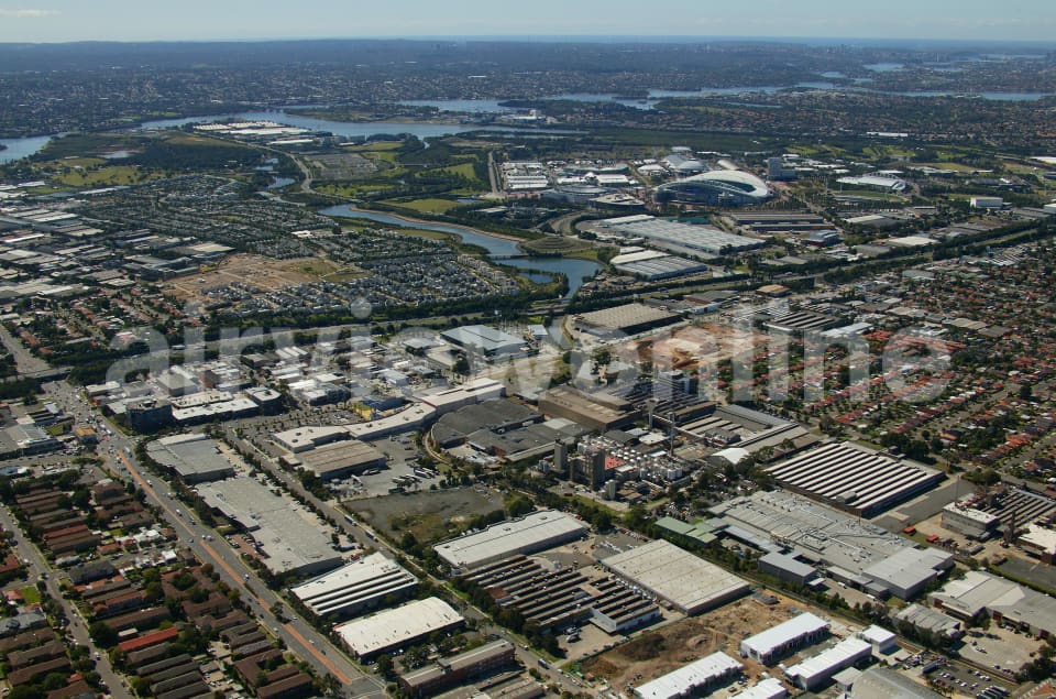 Aerial Image of Auburn to Homebush Bay