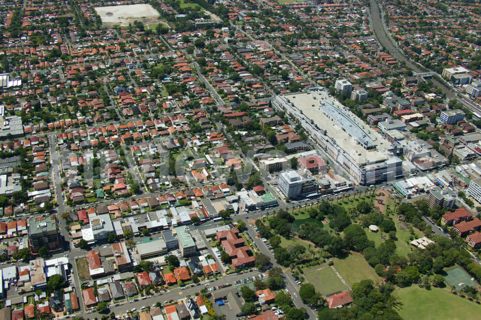 Aerial Image of Burwood Park and Westfield