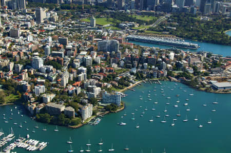 Aerial Image of ELIZABETH BAY AND MACLEAY POINT